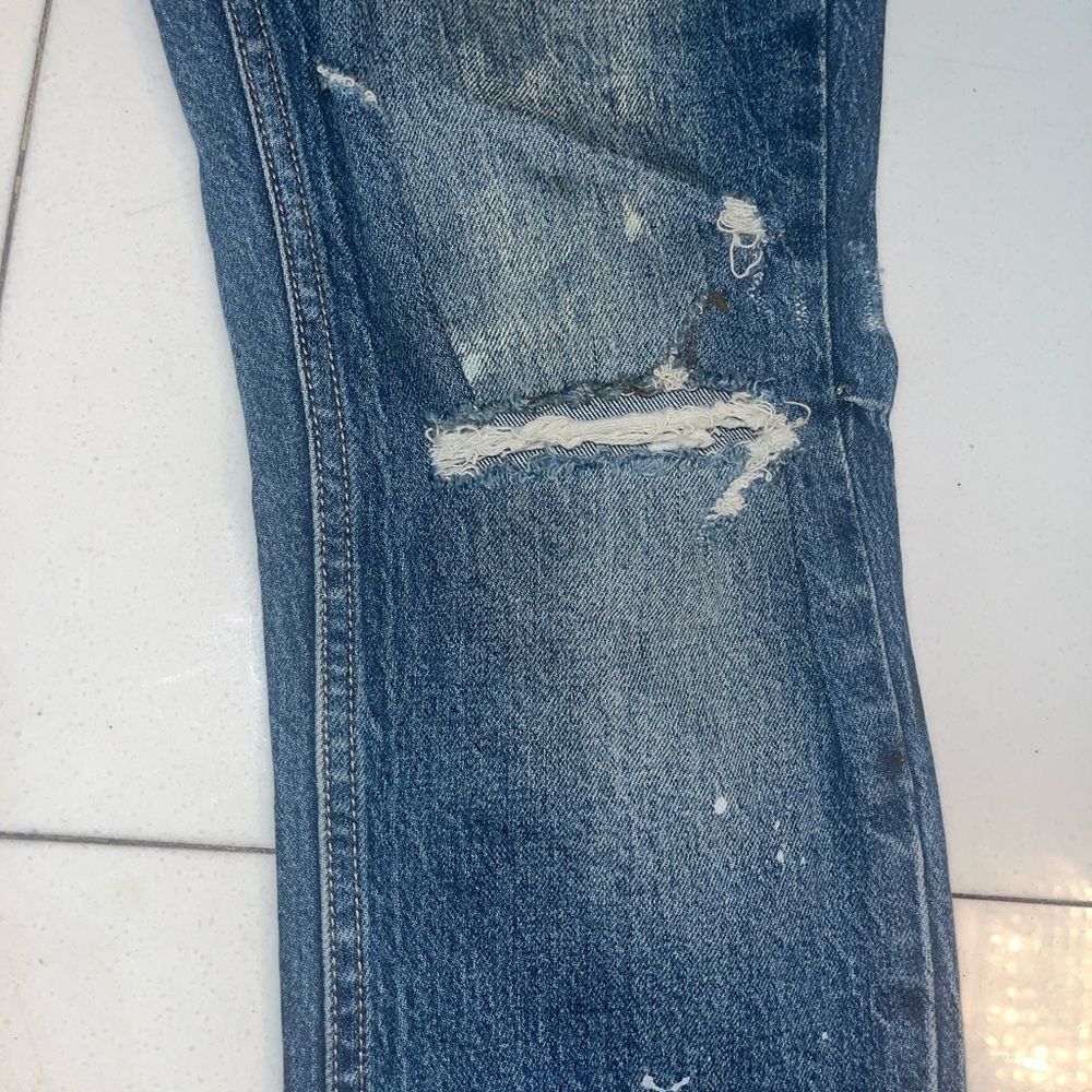 Ksubi Chitch Odyssey Denim Men's Distressed Blue Jeans Size 34 - Picture 7 of 13
